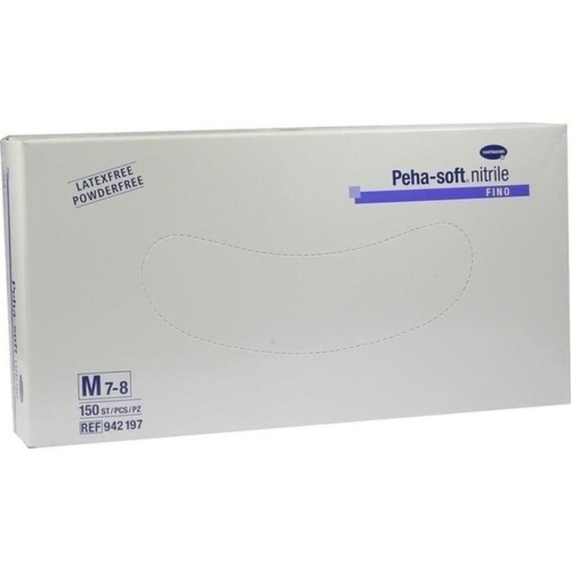 Peha Soft nitrile fino Unt.Hands.pud.fr.unst. M 150 ST PZN 03539509 - PK/150