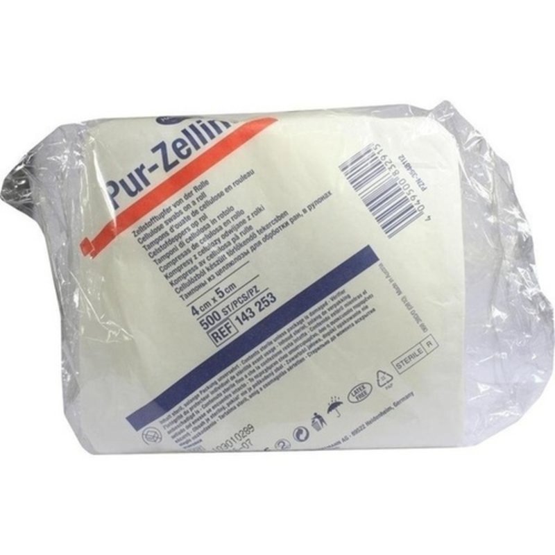 Pur-Zellin 4x5cm steril Rolle zu 500 ST - ROLLE