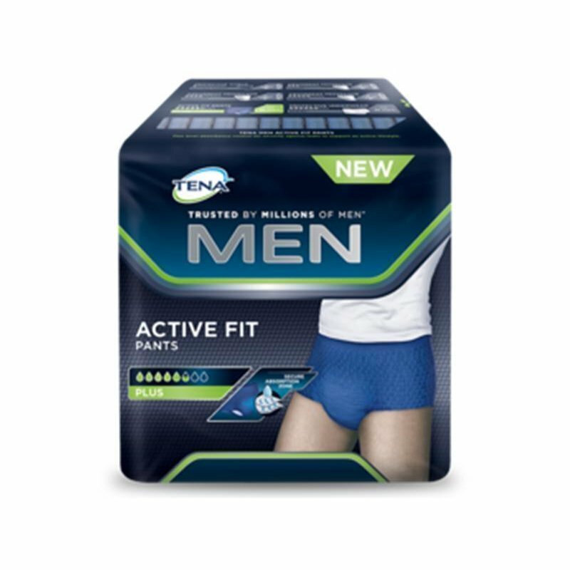 TENA Men Active Fit Pants Plus, Windelhose, S/M Sparpaket - 1 x 12 Stk.