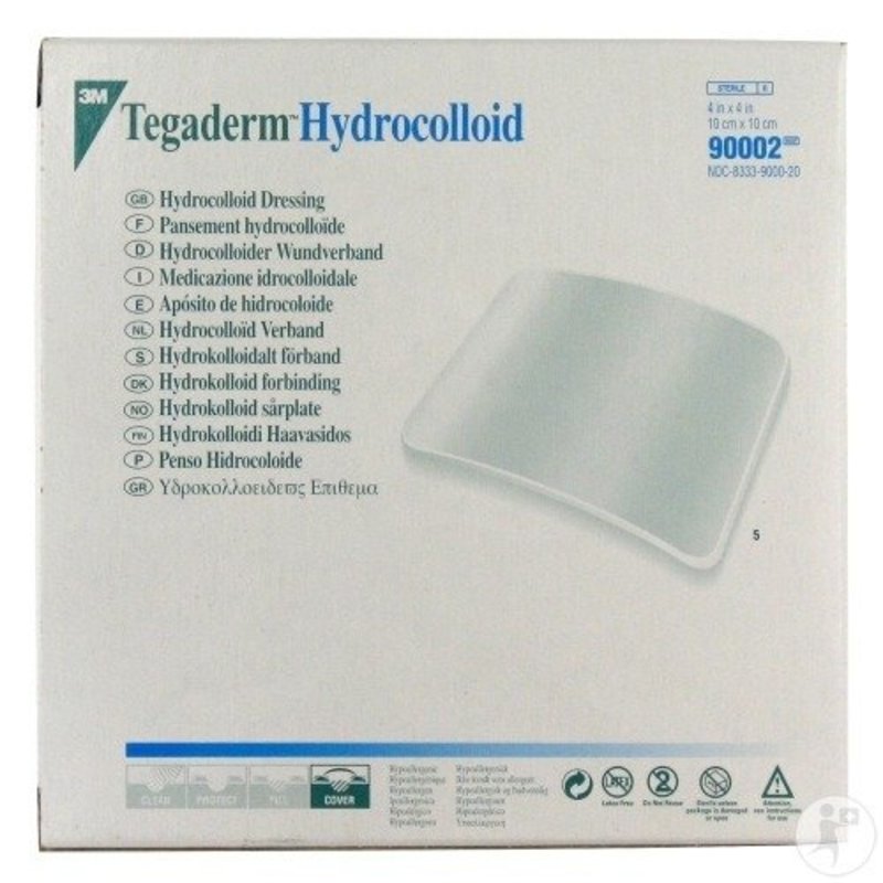 Tegaderm 3M Hydrocolloid 10x10cm 90002 5 ST PZN 04971278