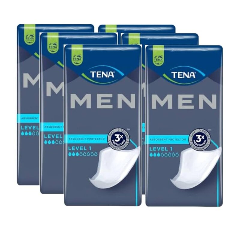 Tena Men Level 1 Einlagen 6x24 ST PZN 10004878 (Basis-Variante) - Aktionspreis