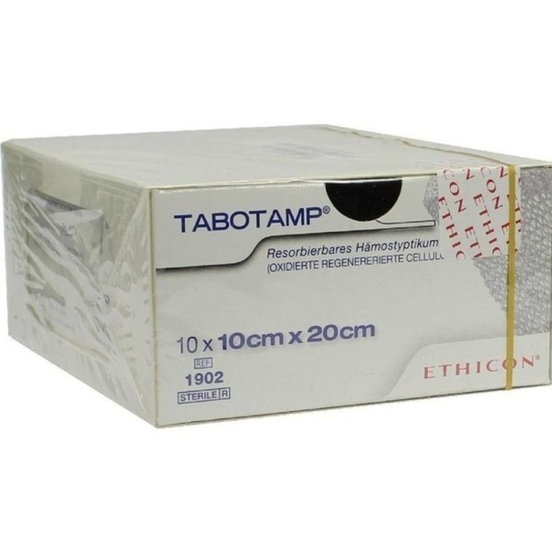 Tabotamp Hämostyptikum 10x20cm Wundgaze 10 ST PZN 02484574 - Nachfolge-Artikel Surgical