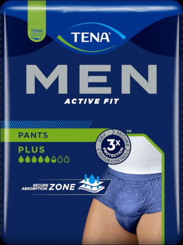 TENA Men Active Fit Pants Plus blau L/XL - 1 x 10 Stk.