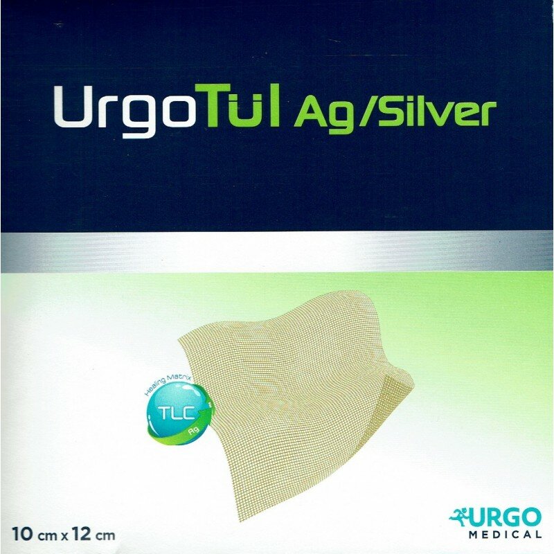 Urgotül Silver 10x12cm Wundgaze 10 ST PZN 04667356 - PK/10