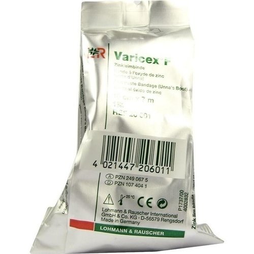 Varicex F Zinkleimbinde 7mx10cm 20601 1 ST PZN 01074041 - ST