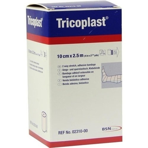 Tricoplast Pflasterbinde 10cmx2,5m 2310 1 ST PZN 01414560 - ST