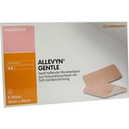 Allevyn Gentle 10x20cm Verband 5 ST PZN 06087396 - PK/5