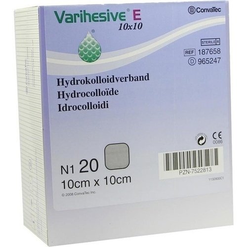 Varihesive E 10x10cm HKV hydroaktiv 20 ST PZN 07522813 - PK/20