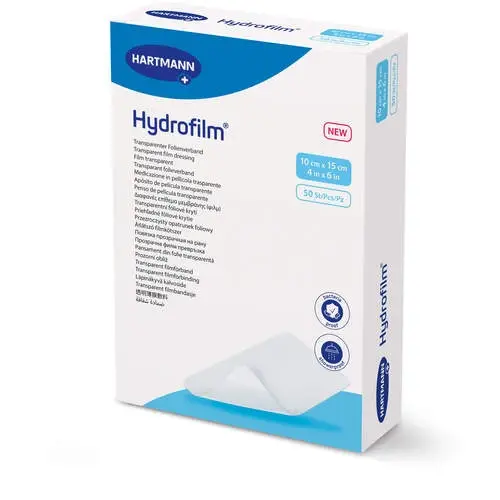 Hydrofilm Transparenter Folienverband 10x15cm - 1 x 50 Stk.