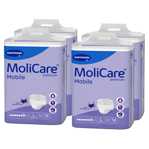 MoliCare Premium Mobile 8 Tropfen Gr. Large - 4 x 14 Stk.