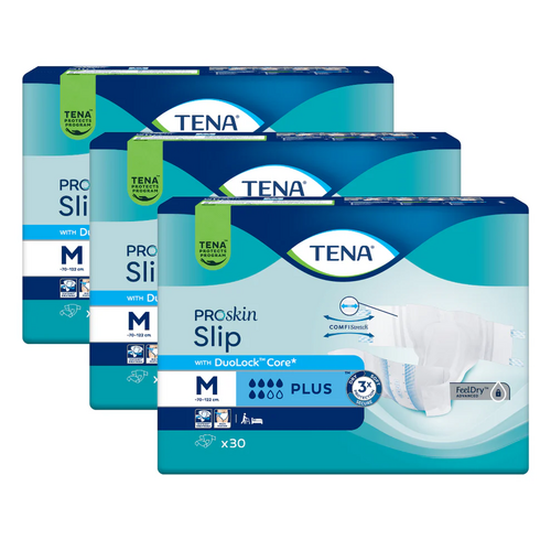 TENA Slip Plus M - Medium 3 x 30 Stk.