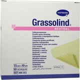 Grassolind Salbenkompressen 7,5x10cm steril 50 ST PZN 03245653 - PK/50