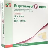 Suprasorb P PU-Schaumverband10x10cm nicht klebend 8 ST PZN 07402345 - PK/8