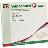 Suprasorb P PU-Schaumv. 10x10cm selbstklebend 8 ST PZN 07402351 - PK/8