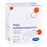 PEHA SCHLITZKOMPRESSEN 7.5x7.5cm steril - 25 x 2 Stk.